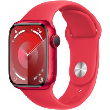 Apple Watch Series 9 45mm Red Aluminum Case with Sport Band